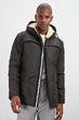 Male Hooded Pockets Front Zipper Coat New