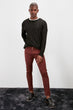 Textured 5 Pocket Slim Fit Pants