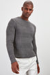 Textured Bike Collar Knitwear Sweater New