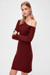 Boat Neckline Sweater Dress