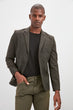 Male Slim Fit Clamshell Pocket Jacket