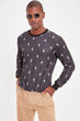 Black Men 'S Cycling Collar Long Sleeve Printed New Sweatshirt