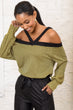 Women Back Cross Strappy Knitwear Blouse