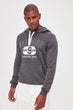 Male Long Sleeve Kangaroo Pocket Hooded Printed Sweatshirts