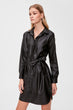 Leather Look Dress