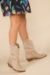New Women Mid-calf Boots High Quality Ladies Pointed Low Heels Boot Comfort Female Suede Shoes Leather New