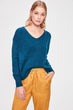 Petrol V-Neck Knitwear Sweater