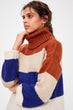 Camel Color Block Sweater Pullover