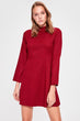 Burgundy Velvet Dress