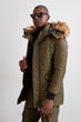 Men 'S Long Hooded Coat