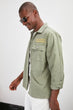 Male Crested Gabardine Shirt New