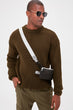 Male Bicycle Neck Oversize Knitwear Sweater