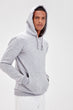 Gray Men 'S Hooded Long Sleeve Kangaroo Pocket New Sweatshirt
