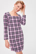 Lilac Plaids Dress