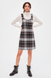 Black Plaid Dress