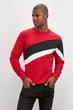 Male Bike Collar Long Sleeve Panelli Sweatshirts New