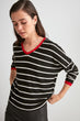 Striped Knitted Blouse