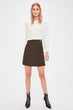 Khaki Straight Skirt