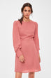 Color Rose Long-Sleeve Dress
