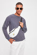 Indigo Men Long Sleeve Cycling Neck New Sweatshirt