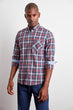 Male Plaid Slim Fit Shirt New