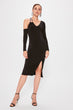 Black Chain Detail Dress
