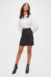 Button Detail Skirt