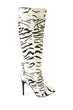 Zebra Pattern Women Boots