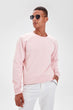 Color Rose Men 'S Bike Collar Long Sleeve New Sweatshirt