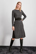 Plaid Knitted Dress