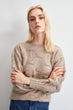 Mesh Detailed Knitwear Sweater