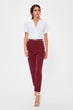 Burgundy Basic Pants