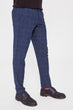 Men Plaid Slim Fit Chino Pants New