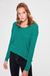 Green Back V Sweater Sweater