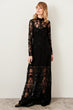 Back Low-Cut Lace Evening Dress