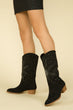 Black Suede Women Boots