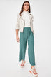 Pleated Spliced Pants