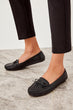 Black Women Loafer Shoes