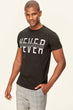Men Printed Black Men's Slim Fit T-shirt