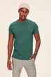 Green Presser Men's Cotton T-Shirt - Neck Short Sleeve Slim Fit