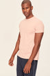 Pink Presser Men's Cotton T-Shirt - Short Sleeve Neck Pocket Detail