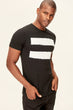 Men Printed Black Men's Slim Fit T-shirt