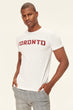 White Men Slim Fit Printed T-shirts