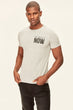 Men Gray Men Slim Fit Printed T-shirts