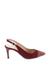 Bordeaux Suede Women's High-Heeled Shoes