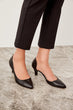 Black Women's High-Heeled Shoes