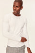 White T-Shirt Presser - Flexible Neck Long Sleeve Slim Fit Fabric