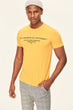 Men Yellow Men Slim Fit Printed T-shirts