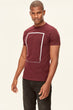 Bordeaux Men Men Slim Fit Printed T-shirts