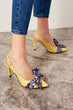 Yellow Women 'S Heels Shoes